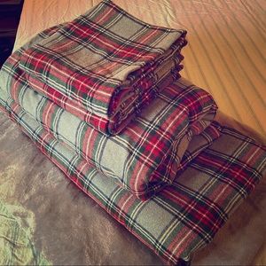 Ll bean king size flannel sheets. Brand new‼️